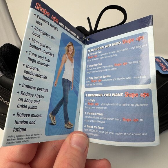 NWT Sketchers Shape Ups Women's Size 10 US Black: No Box: 11800 - Picture 9 of 16